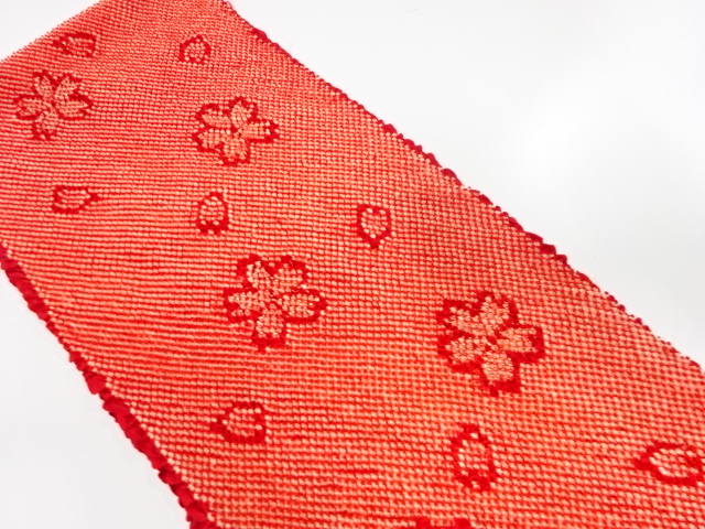  正絹　振袖用　絞り　帯揚げ